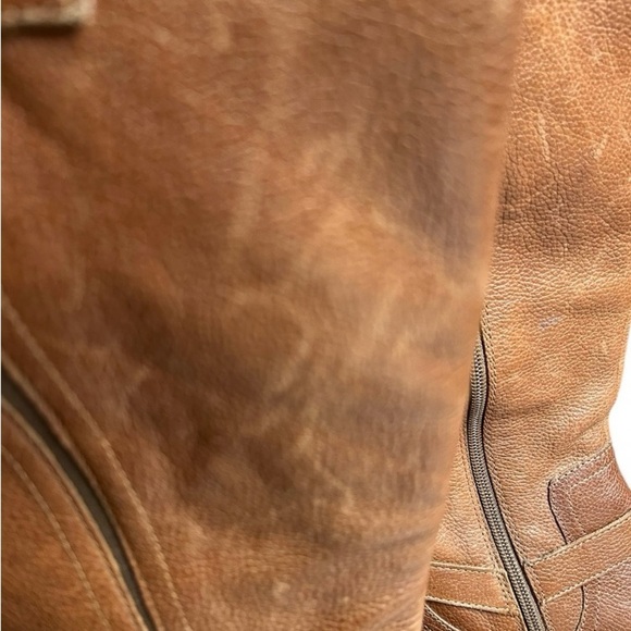 Naturalizer Chestnut Brown Leather Riding Boots 7 Classiccore Americana - Picture 5 of 11